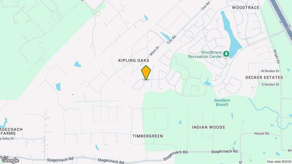 1439 Northwood Blf Ln Map and Location Details