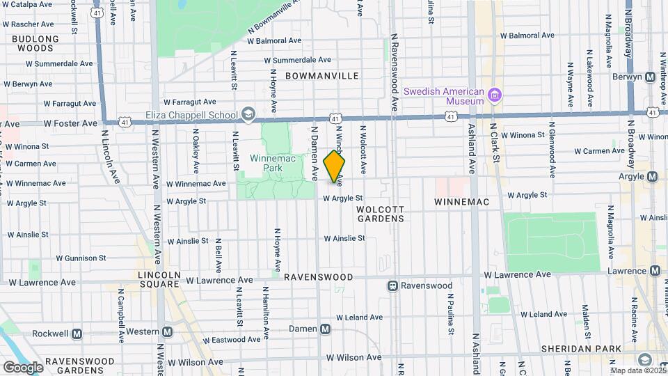5012 N Winchester Ave-Unit -G Map and Location Details