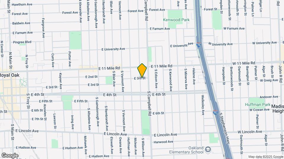 203 S Wilson Ave Map and Location Details