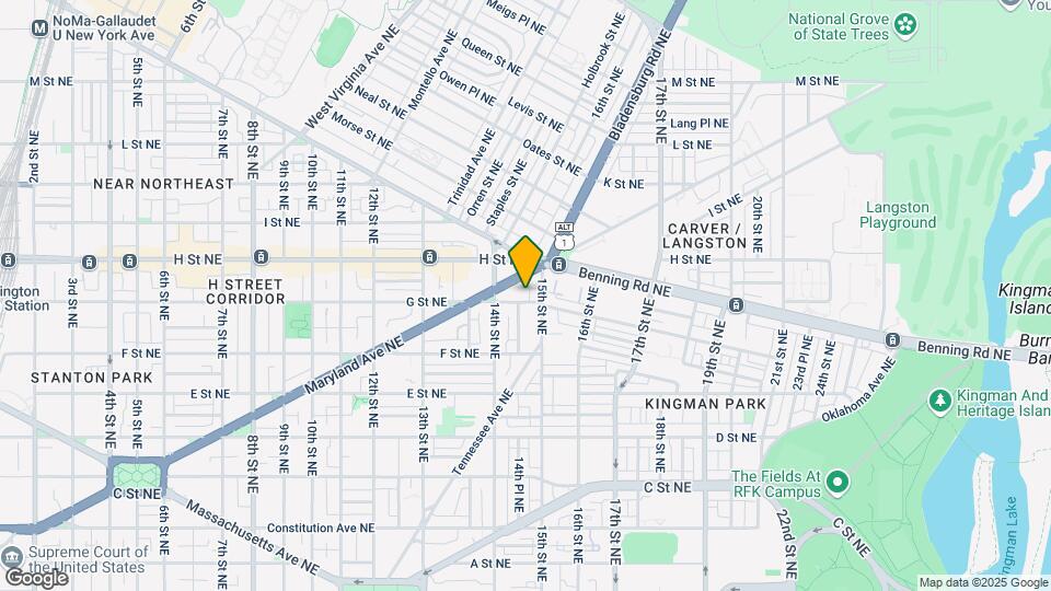 1430 G St NE Map and Location Details