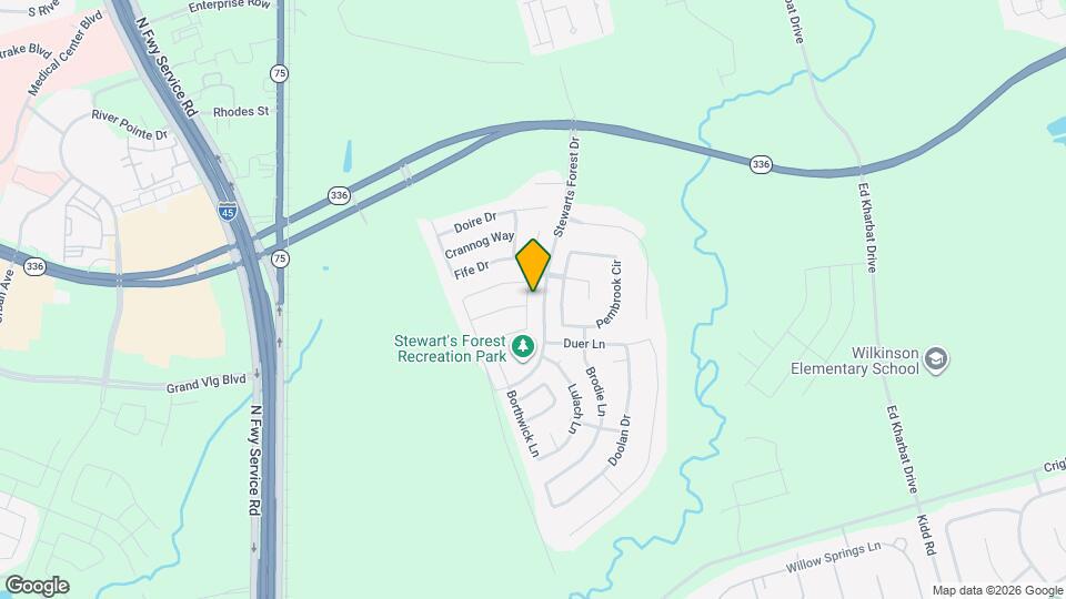 1907 Tavish Ln Map and Location Details