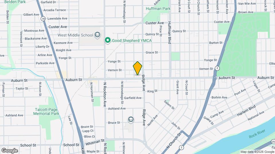 2121 Auburn St, Unit Apt 1E Map and Location Details