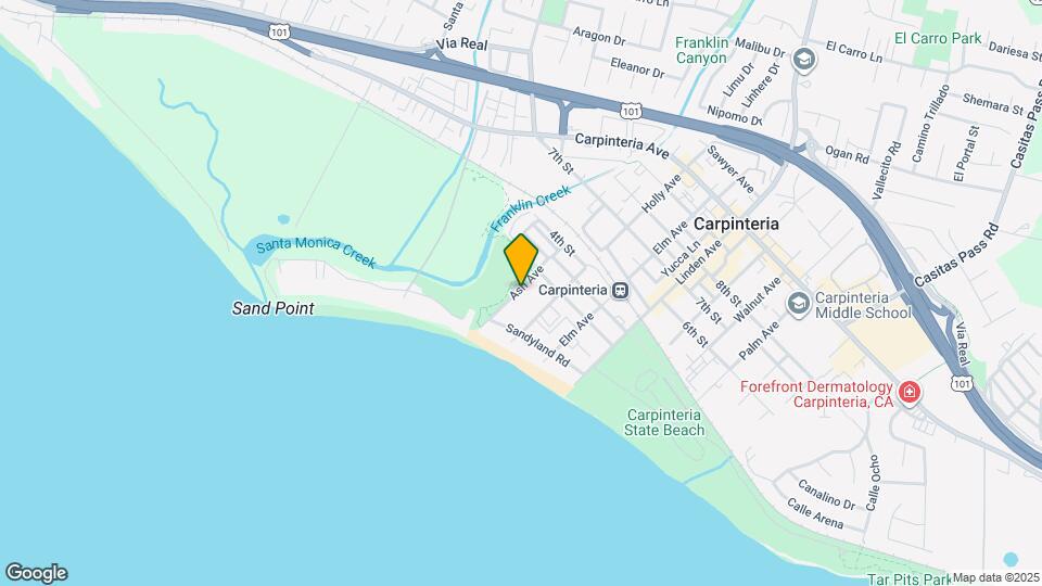 130 Ash Ave Map and Location Details