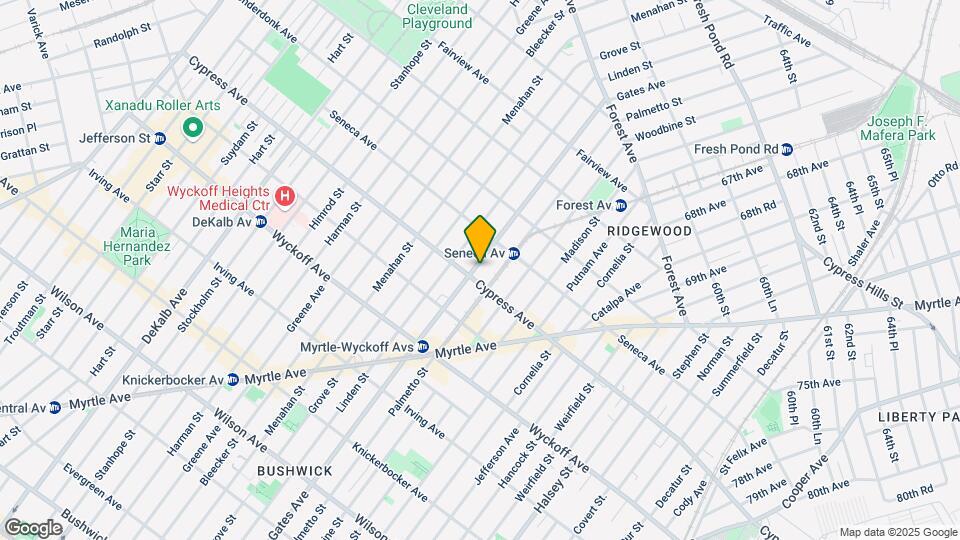 1708 Gates Ave Mapa y Detalles de la Ubicación