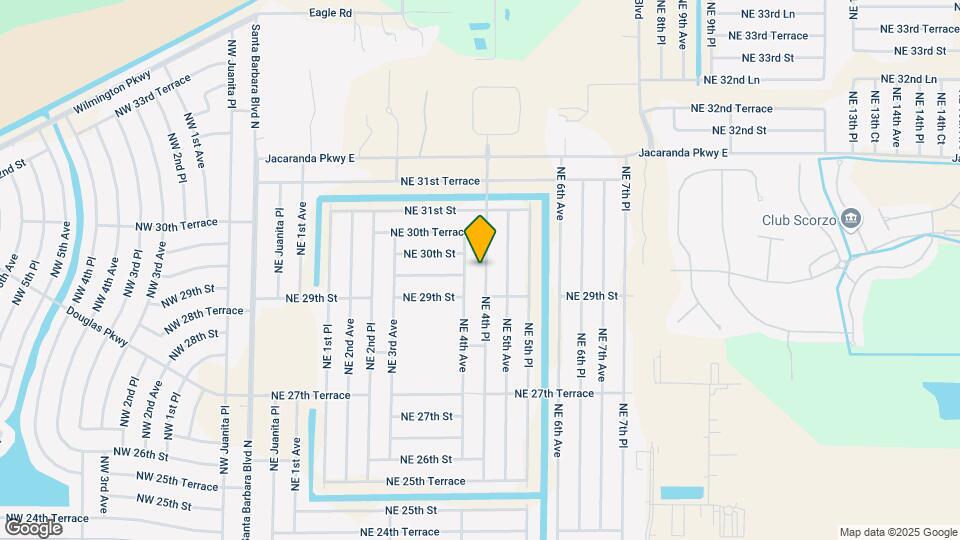2916 NE 4th Pl Map and Location Details