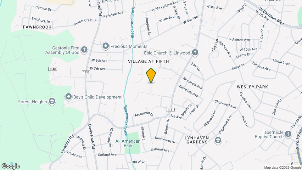 1542 Monument Ave Map and Location Details