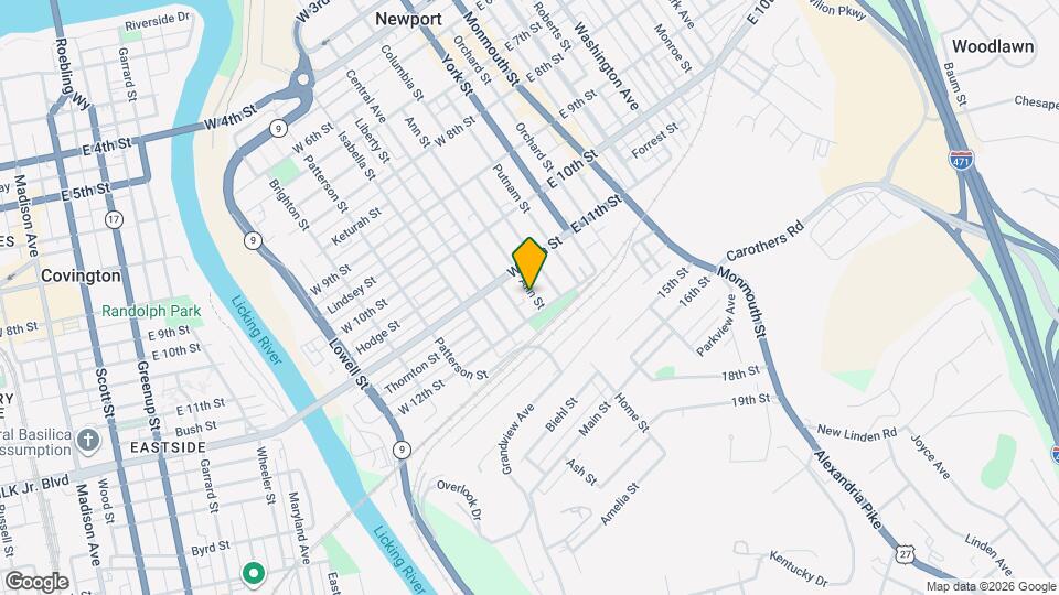 1132 Ann St Map and Location Details