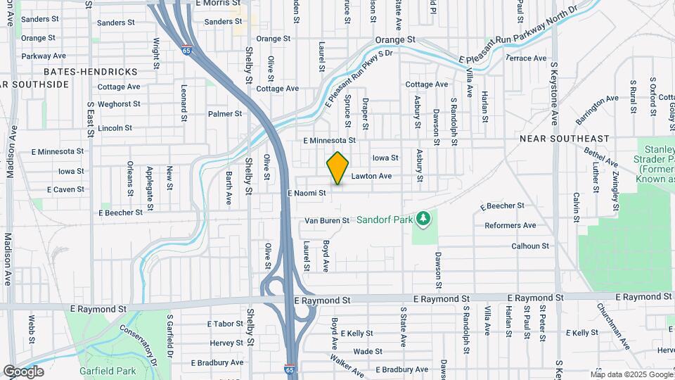 1440 E Naomi St Map and Location Details