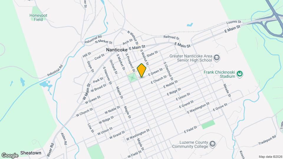 117 E Green St Map and Location Details