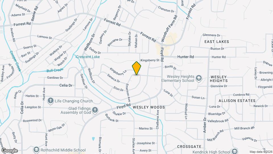 1722 Emerson Ave Map and Location Details