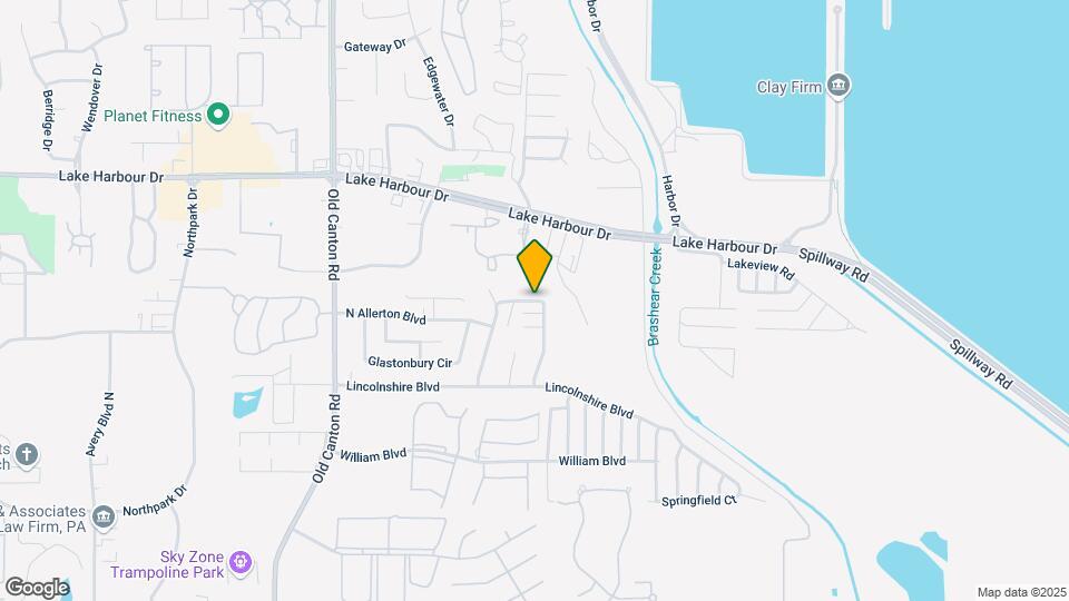 653 Bryceland Blvd Map and Location Details
