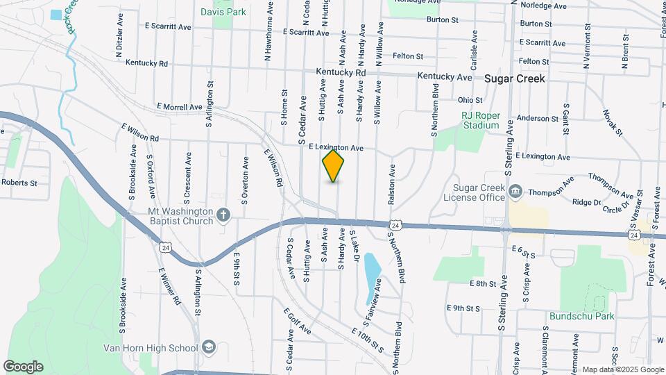 532 S Ash Ave Map and Location Details