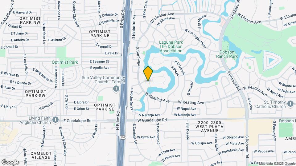 2633 W Monte Ave Map and Location Details