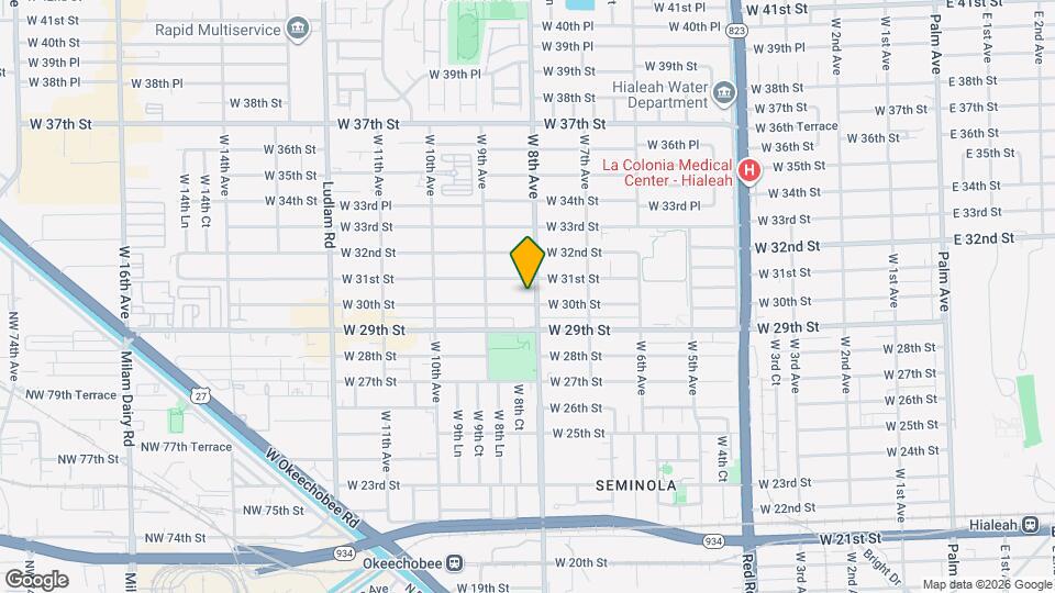 805 W 30th St Map and Location Details