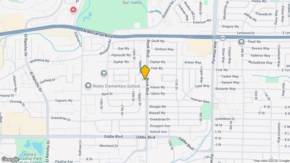 2171 Rock Blvd Map and Location Details