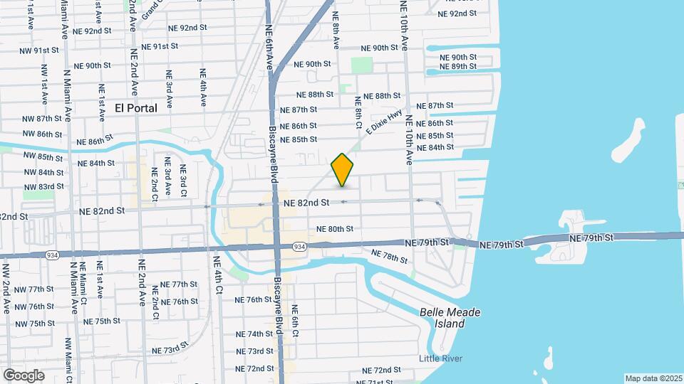 770 NE 82nd Terrace Map and Location Details