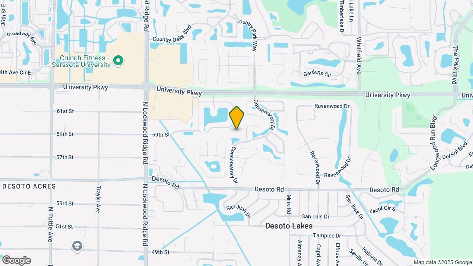 3645 Parkridge Cir Map and Location Details