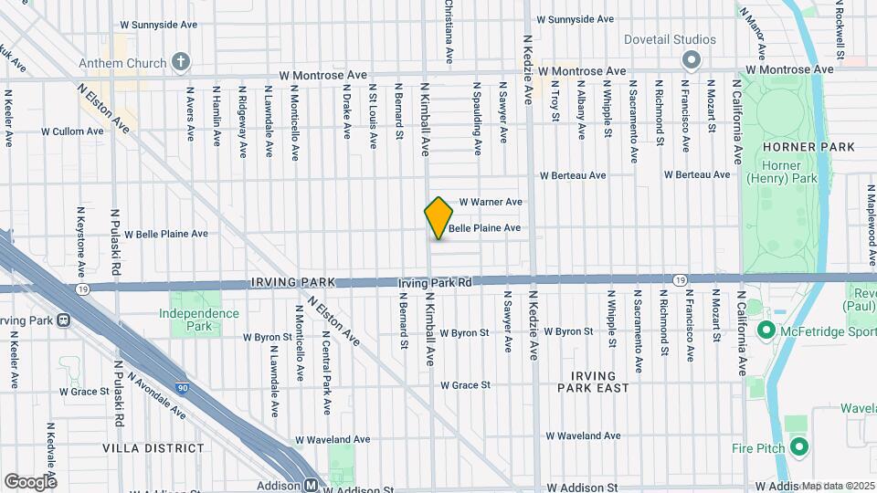 3350 W Cuyler Ave, Unit #1 Map and Location Details