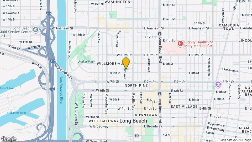 241 W 8th St Map and Location Details