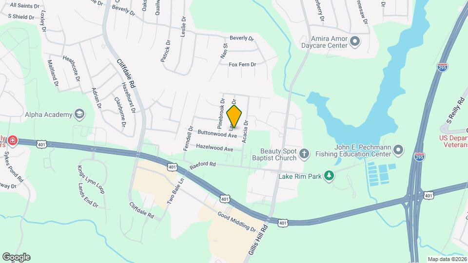 1549 Laurel Oak Dr Map and Location Details