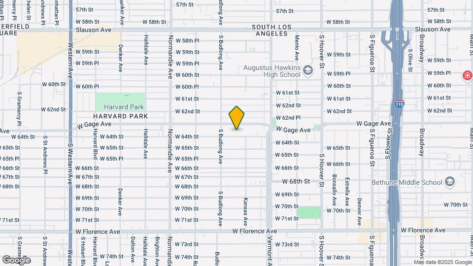 1121-1123 1/4 W 64th St Map and Location Details