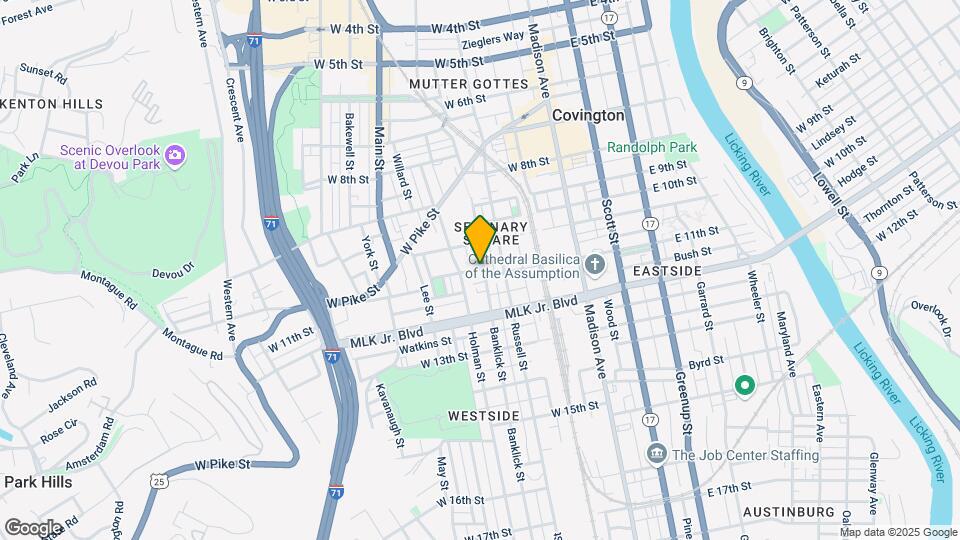 1049 Banklick St Map and Location Details