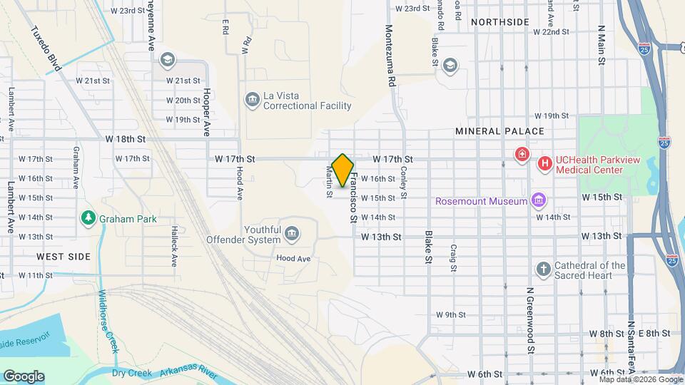 1207 W 15th St Map and Location Details