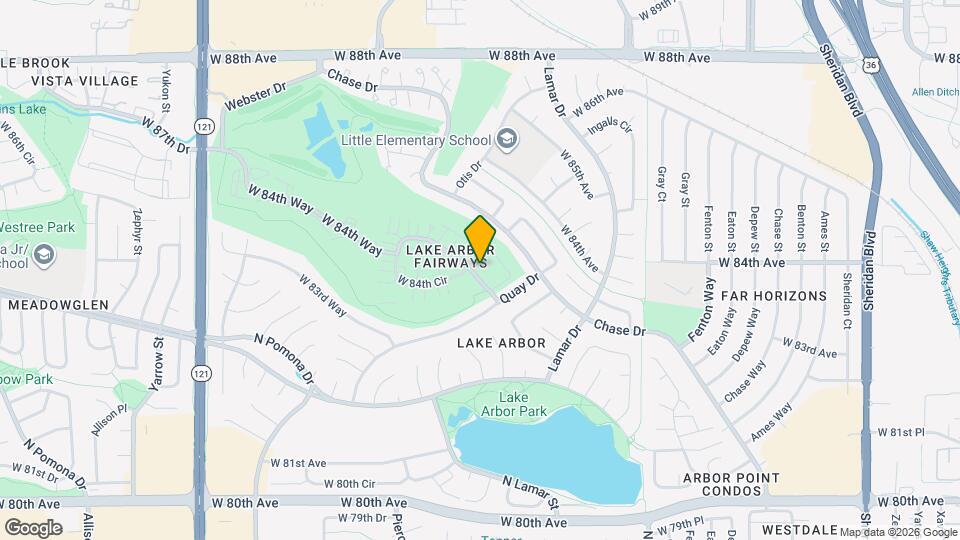 6505 W 84th Way Map and Location Details