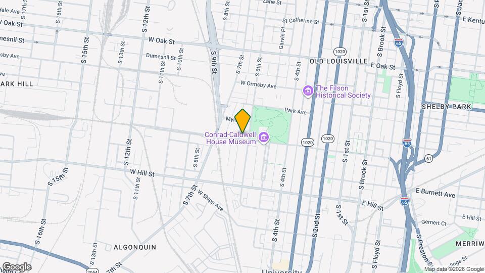 611 W Magnolia Ave Map and Location Details