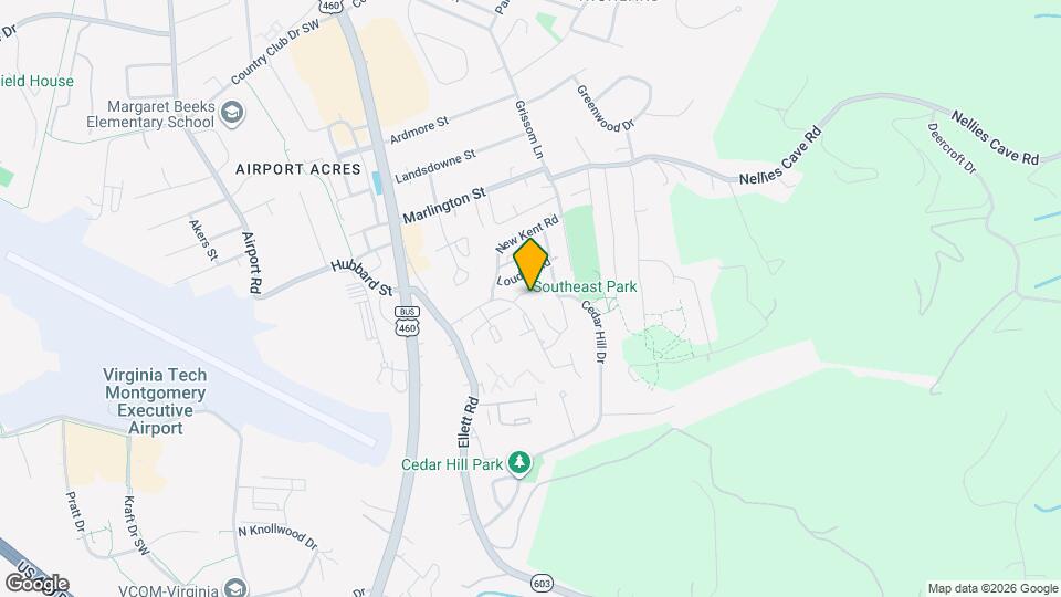 309 Fairfax Rd Map and Location Details