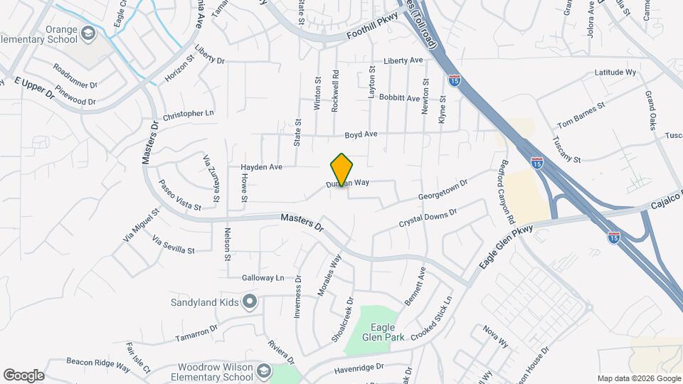 3770 Dunbarton Way Map and Location Details