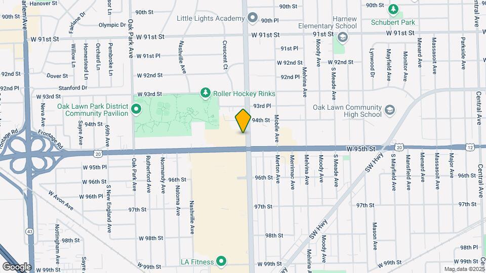 9424 S Ridgeland Ave Mapa y Detalles de la Ubicación
