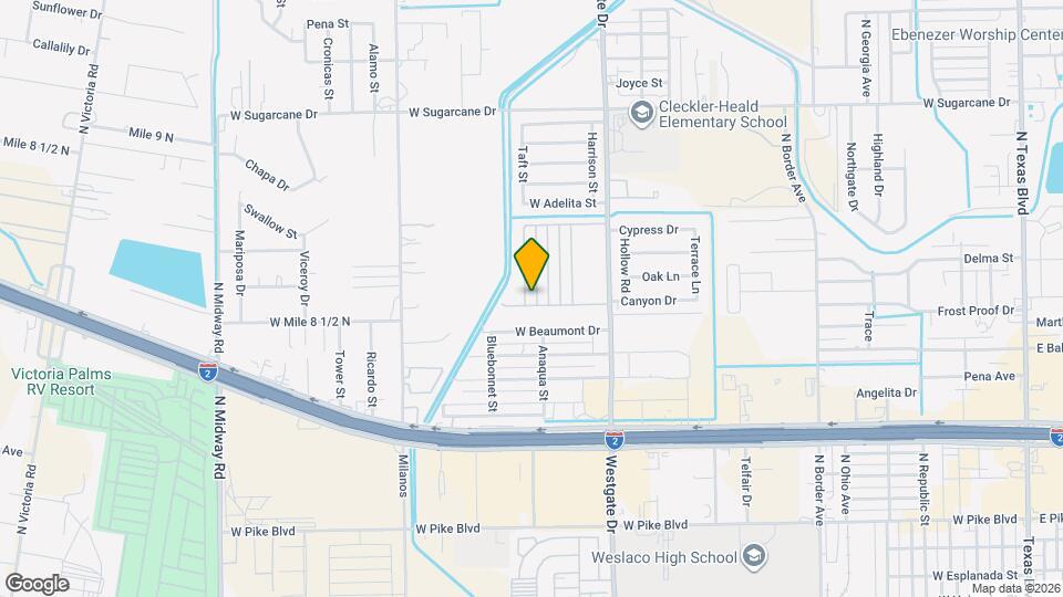 1720 Taft St Mapa y Detalles de la Ubicación