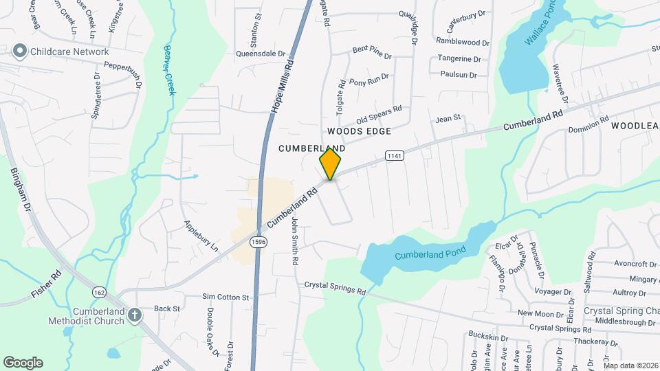 4615 Cumberland Rd Map and Location Details