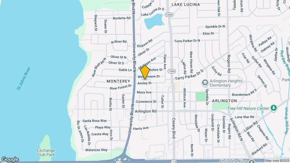 5659 Ansley St Map and Location Details