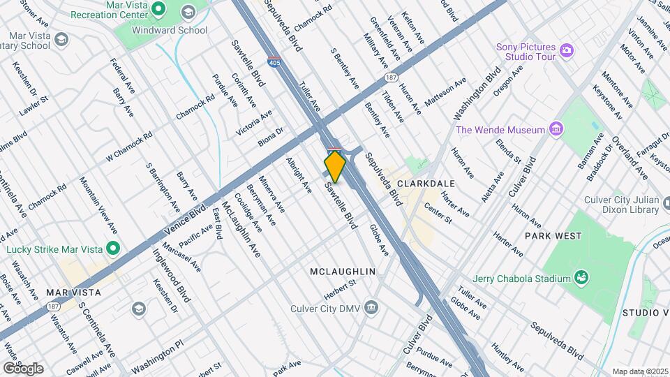 3928 Sawtelle Blvd Map and Location Details