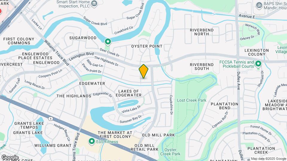 3407 Pecan Point Dr Map and Location Details