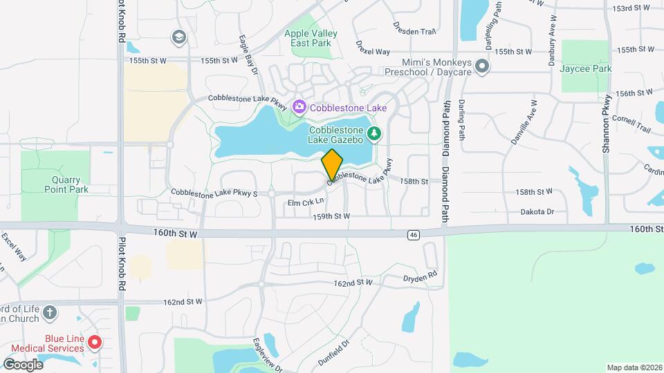 15842 Cobblestone Lake Pkwy Map and Location Details