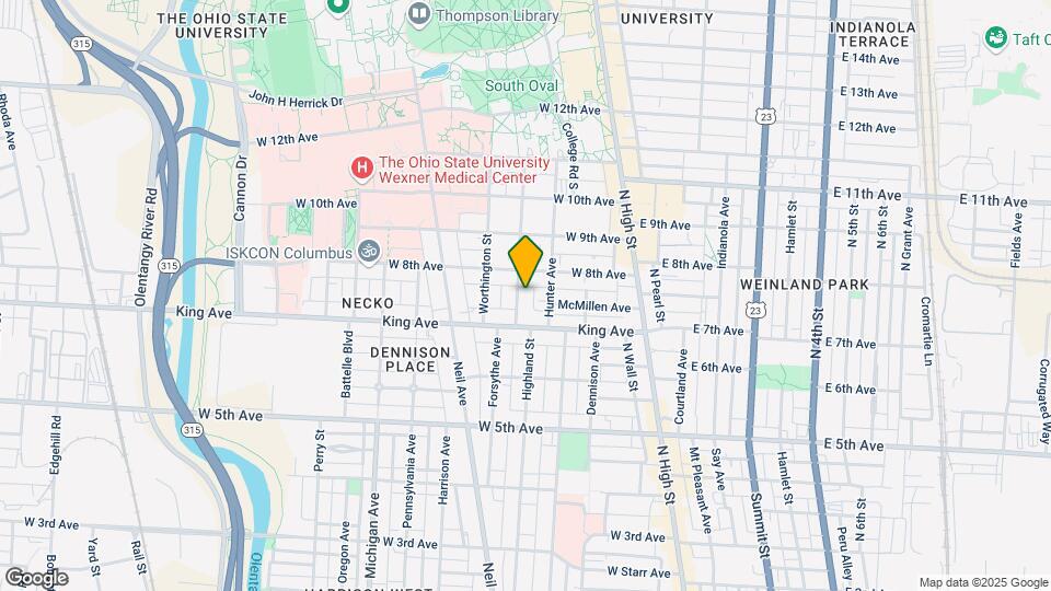1448 Highland St Mapa y Detalles de la Ubicación