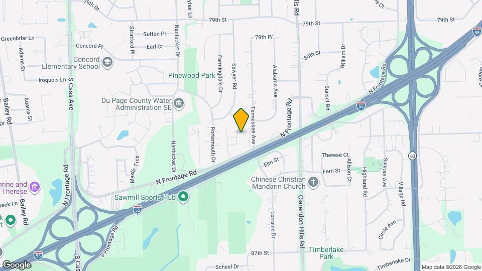 8305 High Point Cir Map and Location Details