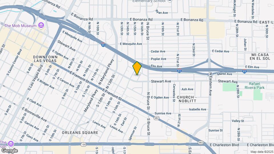 309 N 16th St Map and Location Details