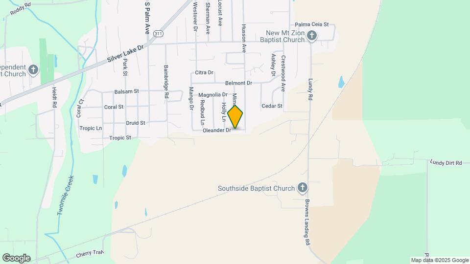 213 Oleander Dr Map and Location Details