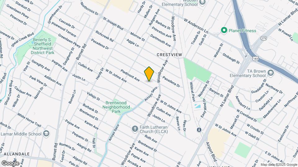 1510 Piedmont Ave Map and Location Details