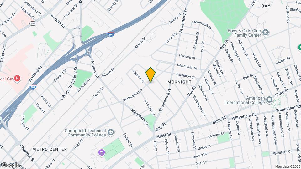 1083 Worthington St Map and Location Details