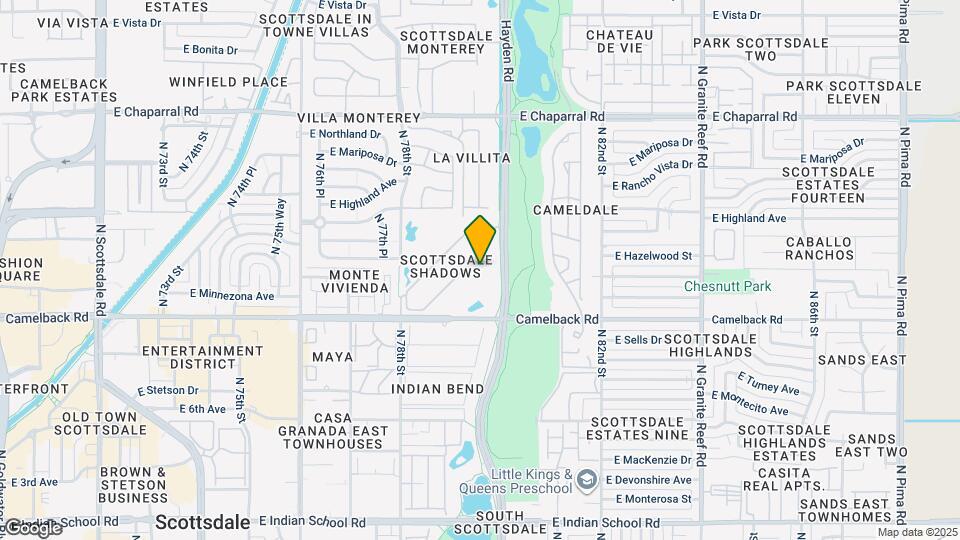 7960 E Camelback Rd Map and Location Details