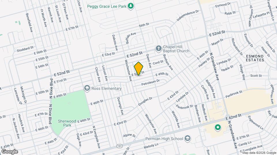 1617 E 49th St Map and Location Details