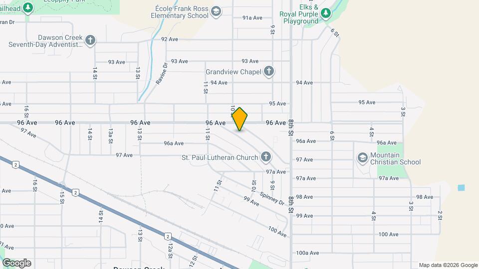 954 B Cornwall Crescent Map and Location Details