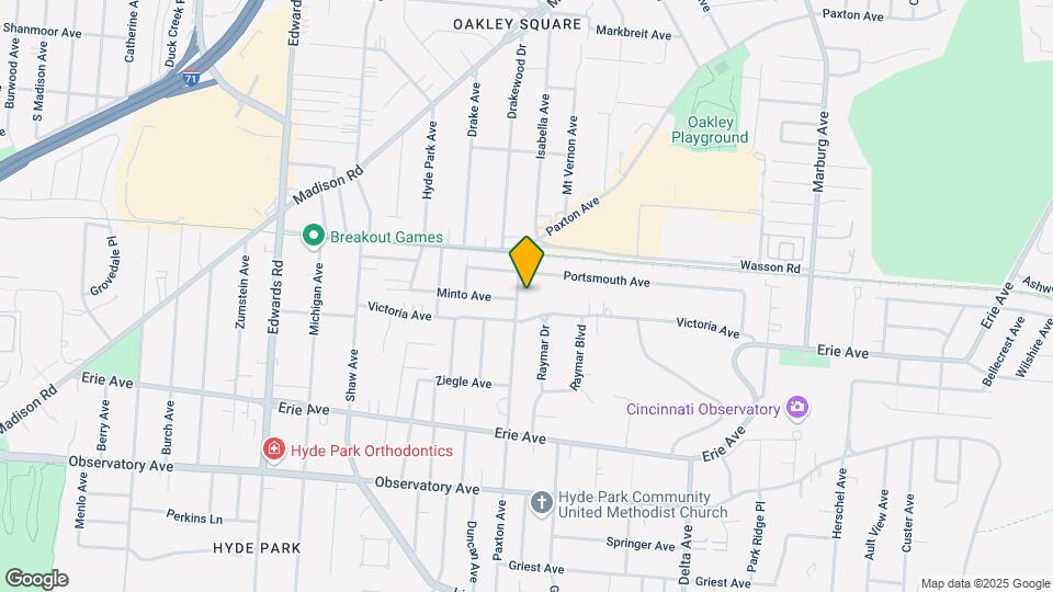 3622 Paxton Ave Map and Location Details
