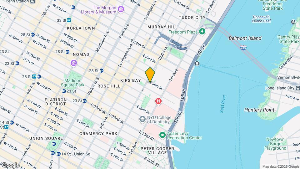 302 E 30th St Mapa y Detalles de la Ubicación