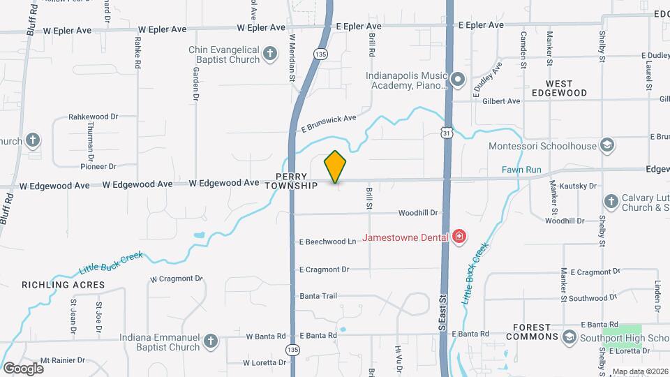 127 E Edgewood Ave Mapa y Detalles de la Ubicación